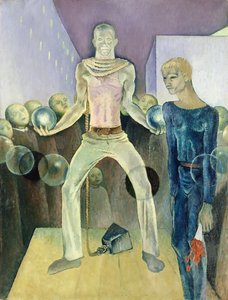 重量挙げ、ベルリン1931 作： Glyn Warren Philpot