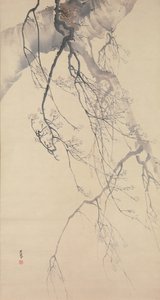 桜、18世紀。 作： Go Shun
