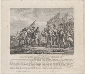 サラトガ [原文のまま] 1777 年 10 月 17 日、約。 1777年。 作： Godefroy