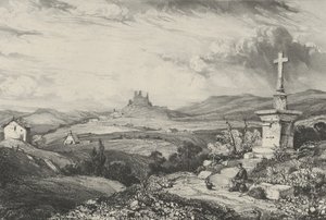 ラデロール城、1832 年。