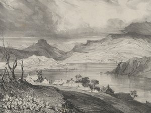 アイダット湖、1831年。 作： Godefroy Engelmann
