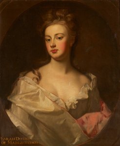 マールボロ公爵夫人サラの肖像（キャンバスに油彩） 作： Godfrey (circle of) Kneller