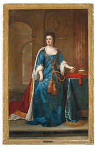 アン女王の肖像 (1665-1714) 作： Godfrey (studio of) Kneller