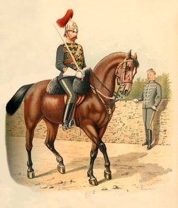 カナダ騎兵隊の第6連隊、1890年。 作： Godfrey Douglas Giles