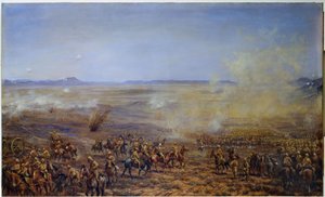 1900年2月13日、キンバリーを救うためのフランスの騎兵旅団の前進