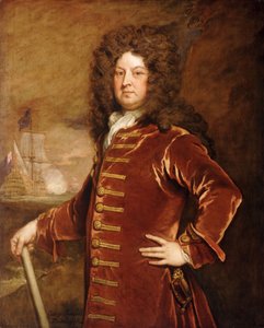 ジョージ・チャーチル提督（1654-1710）、17世紀後半から18世紀初頭（油彩画） 作： Godfrey Kneller