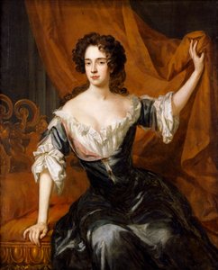 キャサリン・セドリー、ドーチェスター伯爵夫人（キャンバスに油彩） 作： Godfrey Kneller