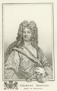 Charles Montagu、ハリファックス伯爵 作： Godfrey Kneller