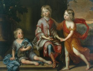 ハワード家族の子供たち 作： Godfrey Kneller