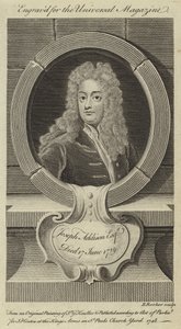 ジョセフ・アディソン、エスクァイア 作： Godfrey Kneller