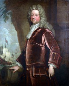 ジョン・ノリス提督の肖像 作： Godfrey Kneller