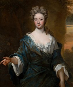 シャーロット・ミドルトンの肖像（1679-1731）、ウォリック伯爵夫人、1690-1723年頃（キャンバスに油彩） 作： Godfrey Kneller