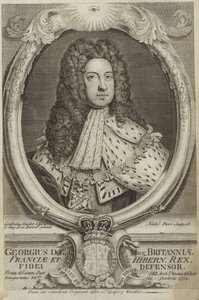 アイルランドのグレートブリテン島のジョージ1世の肖像 作： Godfrey Kneller