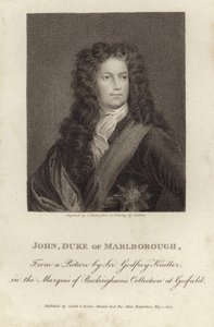 マールボロ公ジョン・チャーチルの肖像 作： Godfrey Kneller