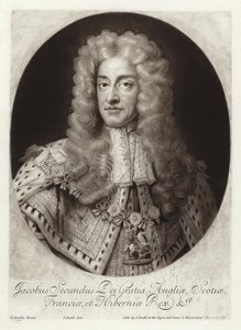 イギリスとアイルランドのジェームズ2世の肖像