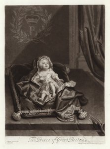赤ちゃんとしてのジェームズ・スチュアート王子の肖像