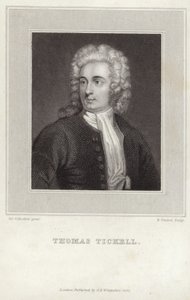 トーマス・ティッケルの肖像 作： Godfrey Kneller