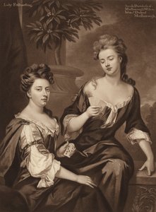 マールボロとフィッツハーディング夫人のサラ公爵夫人 作： Godfrey Kneller