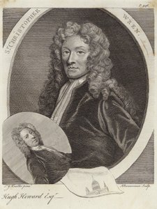 クリストファー・レン卿とヒュー・ハワード 作： Godfrey Kneller