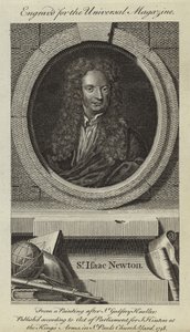 アイザック・ニュートン卿 作： Godfrey Kneller