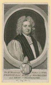 神の右牧師、ロチェスターのフランシス卿司教とウェストミンスターのディーン 作： Godfrey Kneller