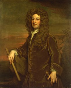 ジョン・グレイドン副提督（1666年頃～1726年）、17世紀後半～18世紀初頭（油彩画） 作： Godfrey Kneller