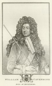 デボンシャー公ウィリアムキャベンディッシュ 作： Godfrey Kneller