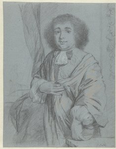 立っている紳士の肖像 Caspar Netscherによるアートブックまたはスタディアルバム（シリーズタイトル） 作： Godfried Schalcken