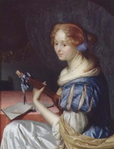 ルトプレイア（パネル 作： Godfried Schalcken