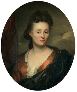 アーティストの妻、フランソワーズファンディーメンの肖像 作： Godfried Schalcken