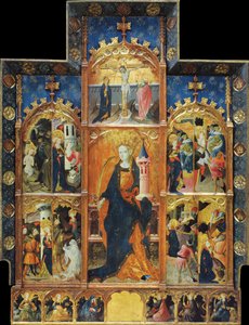 聖バーバラの祭壇画 作： Gonçal Peris Sarrià