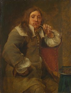 Lucas Faydherbe 1617-1697 の匂いの肖像画。 シリーズ The Five Senses より、1661 年以前。 作： Gonzales Coques