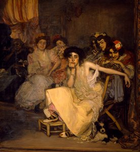 奴隷、ゴンザロ・ビルバオ・マルティネス（1860-1938）作、キャンバスに油彩 作： Gonzalo Bilbao Martinez