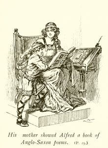 読むように教えられているアルフレッド 作： Gordon Frederick Browne