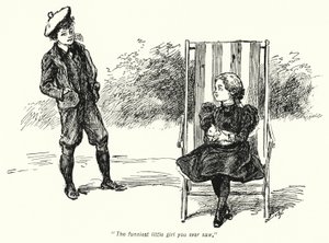 E・ネスビット著「The Story of the Treasure Seekers」のイラスト（リトグラフ）。 作： Gordon Frederick Browne