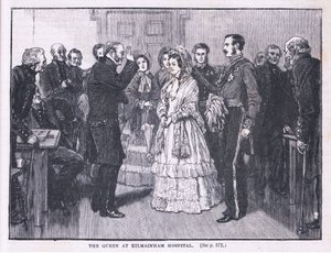 キルメイナム病院の女王、AD 1849 作： Gordon Frederick Browne