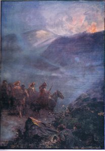 W＆R Chambers LtdによるLorna Doone pub.1921からのDoonesの戦争経路、1921年