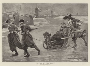 私の女性の家をけん引 作： Gordon Frederick Browne