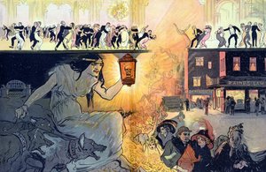死のダンス、パブ。 1912年（カラーリトグラフ） 作： Gordon Ross