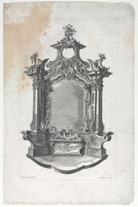 木彫師の祭壇のモデル 作： Gottfried Bernhard Götz