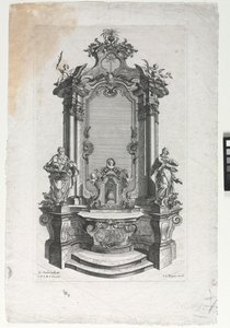 木彫師の祭壇のモデル 作： Gottfried Bernhard Götz