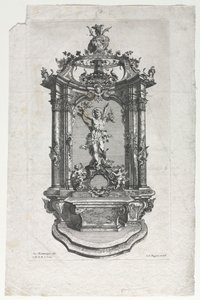 木彫師の祭壇のモデル 作： Gottfried Bernhard Götz
