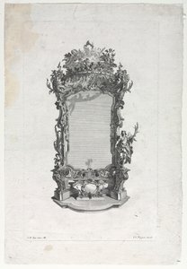 木彫り師のための祭壇のモデル。 作： Gottfried Bernhard Götz