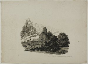 行列のある風景 作： Gottfried Engelmann
