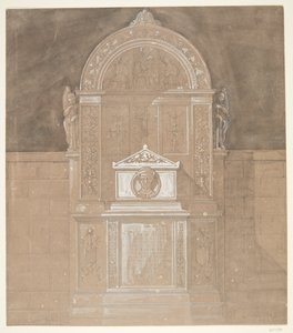 C. F. フォン ルモール男爵の碑文 1845 年 作： Gottfried Semper