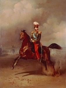 カウントウラジミールフョードロヴィッチアドラーバーグの肖像1791-1884、1859 作： Gottfried Willewalde