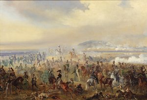 1886年10月のライプツィヒの戦い、1886年 作： Gottfried Willewalde