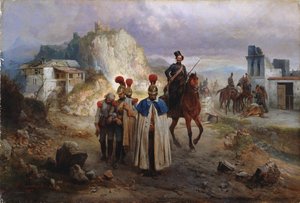 1814年、1885年の捕虜フランス人男性
