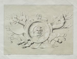 リソグラフィックエッセイのコレクション：国連トロフィー、c。 1816年。 作： Gottfried or Godefroy Engelmann