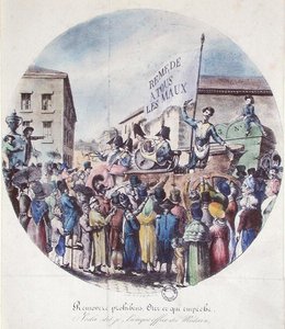 The Charlatan（カラーリトグラフ） 作： Gottfried or Godefroy Engelmann